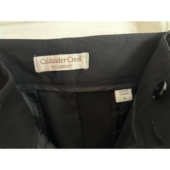 Coldwater Creek Black Dressy Pants Size 16 - Picture 4 of 7